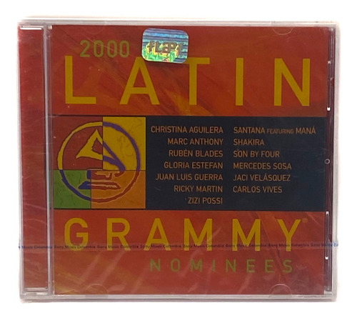 Cd 2000 Latin Grammy Nominees - Shakira Santana Rubén Blades