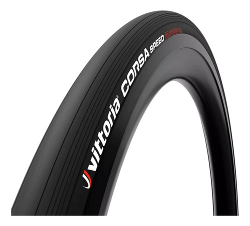 Pneu De Bicicleta Vittoria Corsa Speed 700x25 Tlr Kevlar Pro Cor Preto