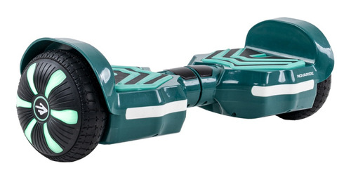 Novaride NRB30 skate eléctrico hoverboard color verde 6.5"