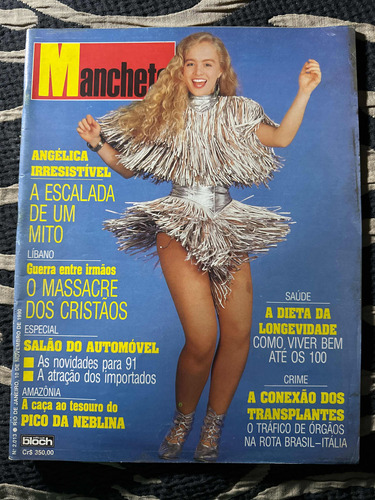 Revista Manchete N 2013 Angélica Bossa Nova Gaudí Kus Kus K