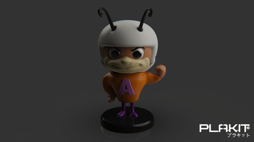 Imagen 3 de 4 de Muñeco La Hormiga Atomica Figura Plakit Coleccion