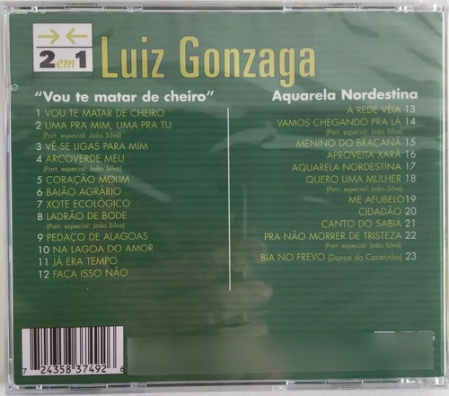 - Vou Te Matar De Cheiro / Aquarela Nordestina- Cd Versão Estandar