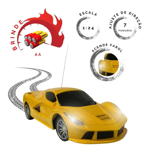 El mando a distancia de lujo Lamborghini enciende la luz, 7 funciones y batería