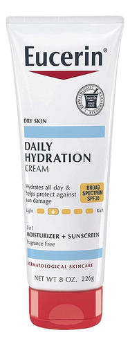 Eucerin Hidratación Diaria Amplio Espectro Spf 30 Crema 226g