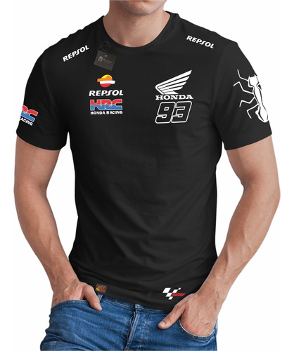 Polera Moto Gp Marc Marquez 93 Hrc