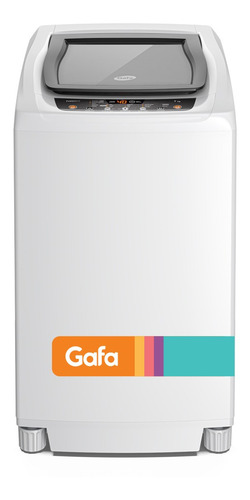 Imagen 3 de 10 de Lavarropas automático Gafa FuzzyFit blanco 7kg 220 V
