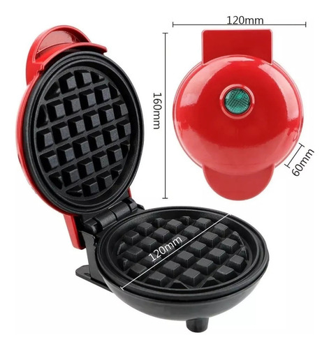 Wafflera Redonda Waflera Para Reposteria Y Desayuno