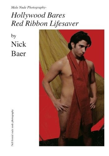 Male Nude Photography Hollywood Bares Red Ribbon Lifesaver