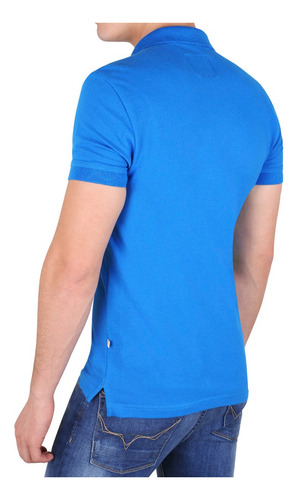 Playera Tipo Polo Slim Fit Manga Corta Casual Cómoda