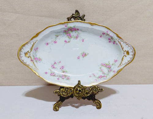 Rabanera Porcelana Limoges Theodore Haviland De 23 X 13,5 Cm