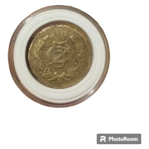 Moneda 5 Pesos 1915 