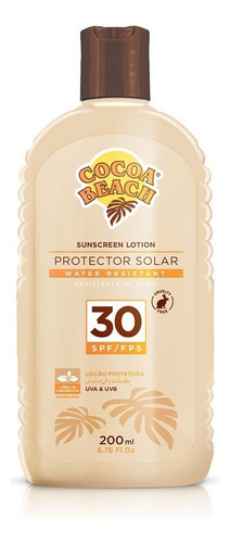 Protector Solar 30 Fps 200ml Cocoa Beach 