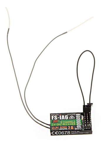 2 Unids 2.4g Flysky Fs-ia6 6 Canales Receptor De Mando A Dis
