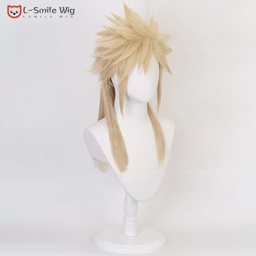 Peluca De Anime Final Fantasy Vii Ff7 Cloud Strife Para Cosp