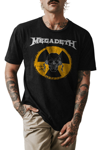 Polo Personalizado Banda Megadeth Trash Metal 002