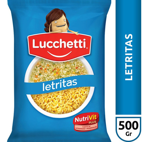 Fideos Lucchetti Letritas X 500 Gr