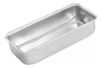 Comprar Budinera Larga Molde Para Budin Ingles Aluminio Brasilero Color Gris