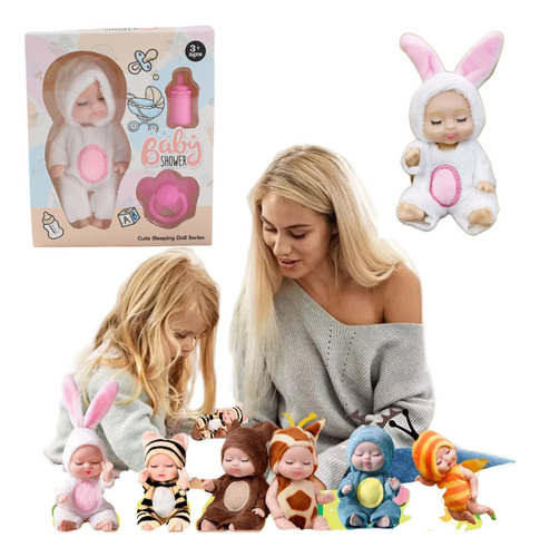 Muñeca Bebé Juguetes Lindo Silicona Reborn Realista