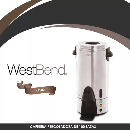 Cafetera Percoladora De 100 Tazas Comercial West Bend 54100 | SC