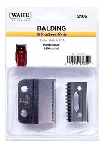 Cuchilla Para Maquina Marca Wahl Modelo Balding Serie 5 Sta