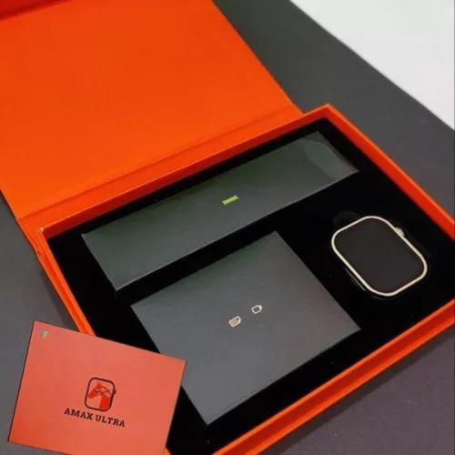 Imagem 7 de 8 de Amax Ultra Smartwatch + 1 Pulseira Brinde (preto)