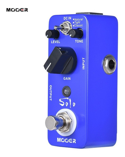 Mooer Solo Pedal De Guitarra Efecto Distorsión Alto -gain Tr