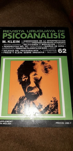 Revista Uruguaya De Psicoanálisis Núm 63. Tema Melanie Klein