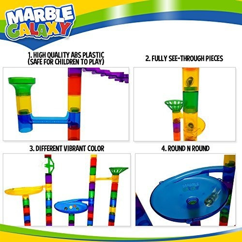 Marble Run Track Toy Set  Juego De Carrera De Laberinto De M 