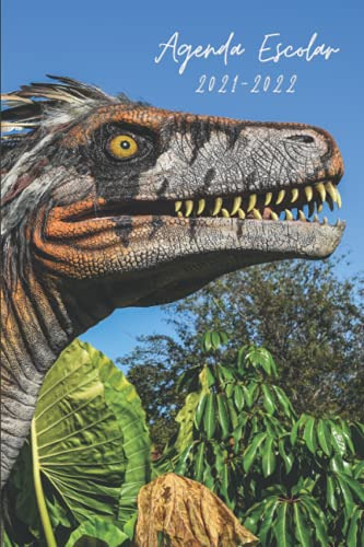 Agenda Escolar 2021-2022: Dinosaurios Diario Para Estudiante