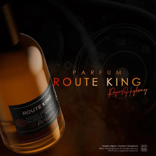 Kit Perfume Masculino Route King Route66 Viking Original + Sabonete Liquido Grátis