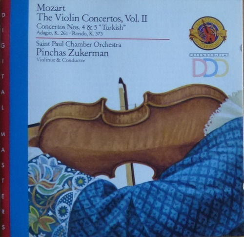 Mozart  The Violin Concertos, Vol. Ii, No. 4 & 5, K 261, C 