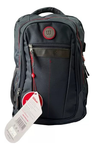 Mochila 17 Portanotebook Urbana Open Wilson Reforzada Usb 