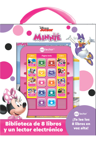 Libro Mi Lector Minnie. Biblioteca De 8 Libros Y Lector -...