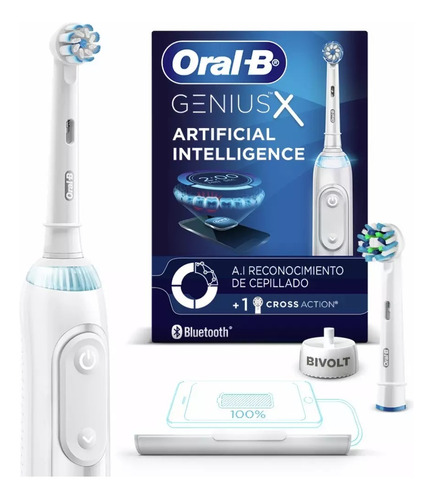 Cepillo Dental Eléctrico Oral-b Genius X + Cabezales Con Ia