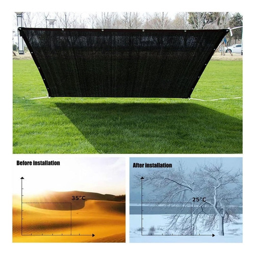 Malla Parasol 2x4m Malla De Protección Solar