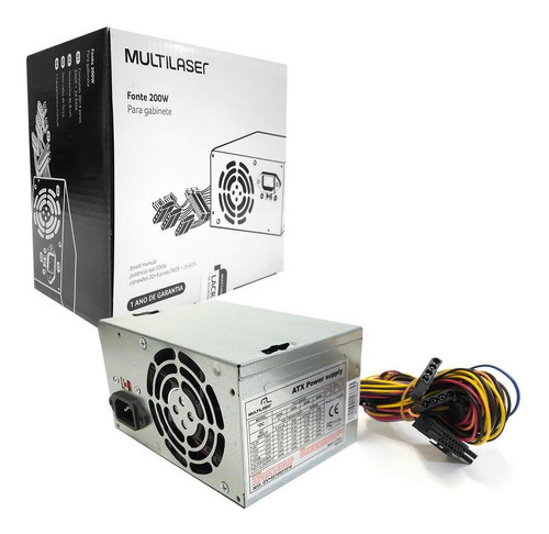 Fonte Multilaser Ga039 200w Real 400w Pico 127/220V Manual