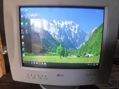 Antigo Monitor LG 14 Polegadas Saida Vga Barato
