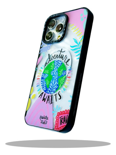 Funda Adventure Waits Estilo Casetify Para Iphone Transparente Iphone 16