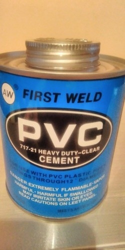 Pega 500gr Baja Y Alta Presión Para Conexiones Pvc Y Tuberia