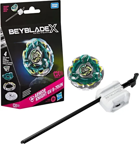 Pacote Inicial Beyblade X Fortress Knight Gv 8-70un Cx Infin