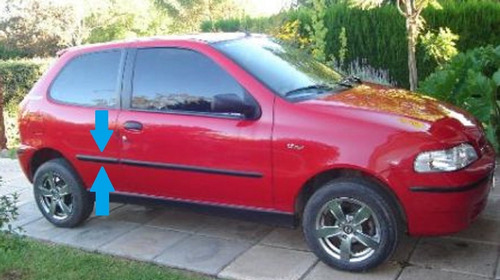 Fiat Palio 2001/2003 3p Bagueta Guardabarros Trasero Derecho