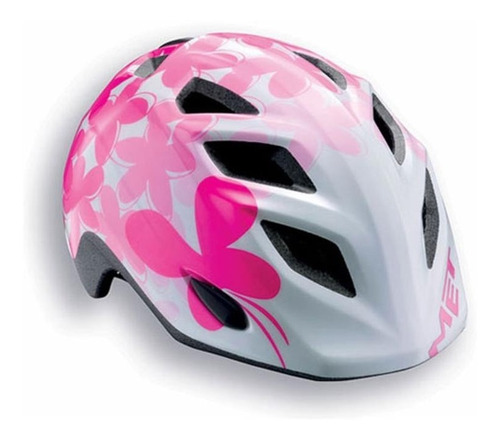 Capacete Bike Met Infantil Elfo Pink Butterflies 46-53