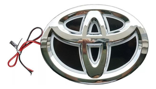 Emblemas Logo Tipo Toyota Efecto Luminoso 5d Led