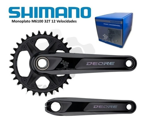 Plato Biela Monoplato Shimano Deore M6100 32t 12 Velocidades