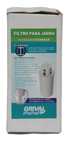 Cartucho Filtro 1 Etapa Tipo Jarra