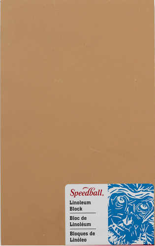 Bloque Premium De linoleo Montado Speedball Modelo 4308, Sup
