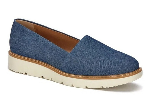 Zapato Flat Azul Mezclilla Mujer 3045848