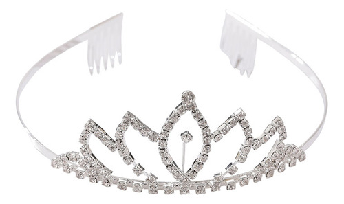 Diadema Con Forma De Corona De Diamantes De Imitación Para M