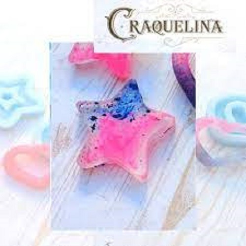 Molde De Silicona Craquelina Modelo Estrella {003-02230}