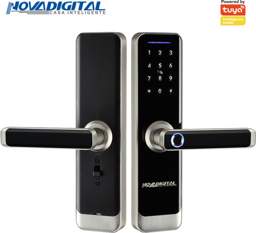 Fechadura Inteligente Biométrica Eletrônica Digital Touch NovaDigital SL06